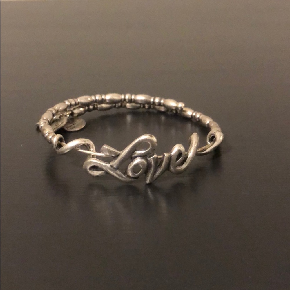 Alex & Ani Vintage Sixty six silver Love Bracelet